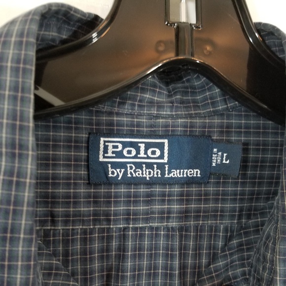 3 Mens Casual Button Down Shirts Sz Large R Lauren - Picture 3 of 8